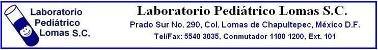 Laboratorio Pediatrico Lomas